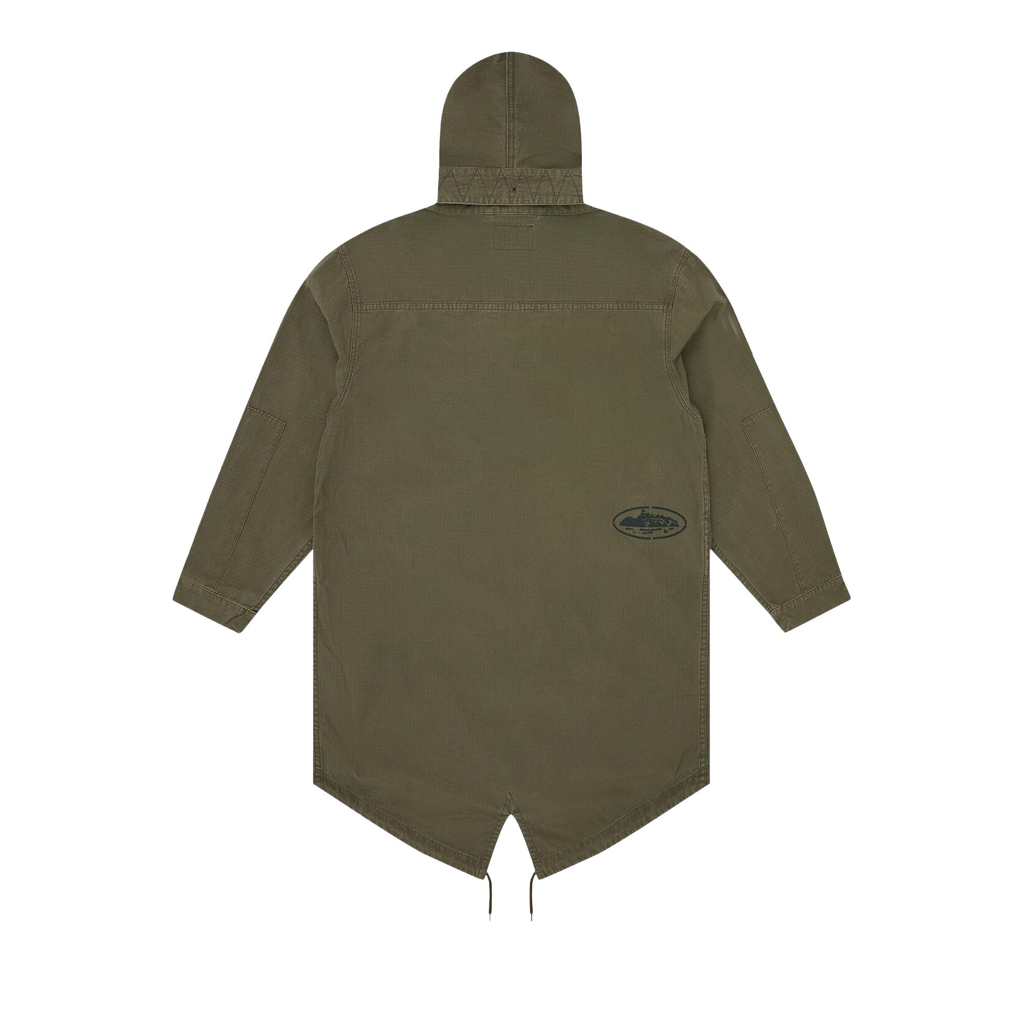 Buy Corteiz Guerillaz Fishtail Parka 'Olive' - CRTZ1535 180 | GOAT