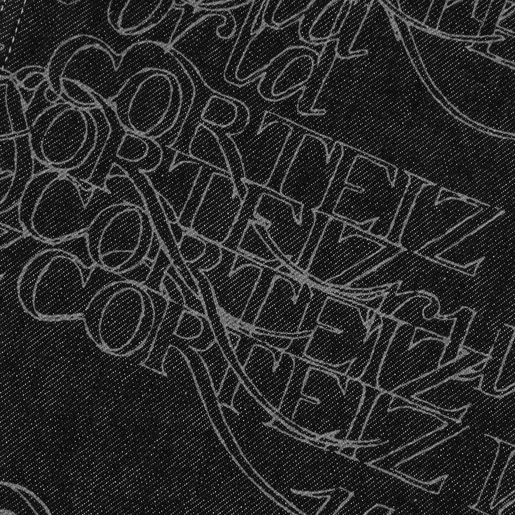 Buy Corteiz Handwritten Denim Baggy Jeans 'Black' - CRTZ1609 001