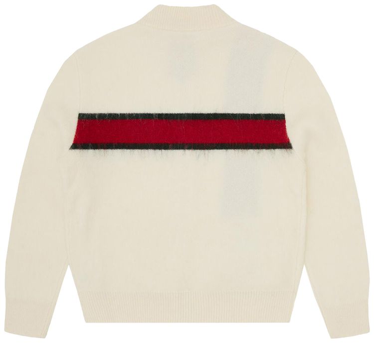 Corteiz Lux Knit Zip Up Cream