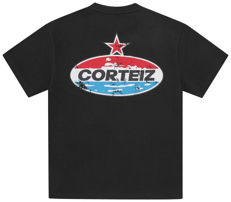Corteiz Motor Heavyweight Tee Black