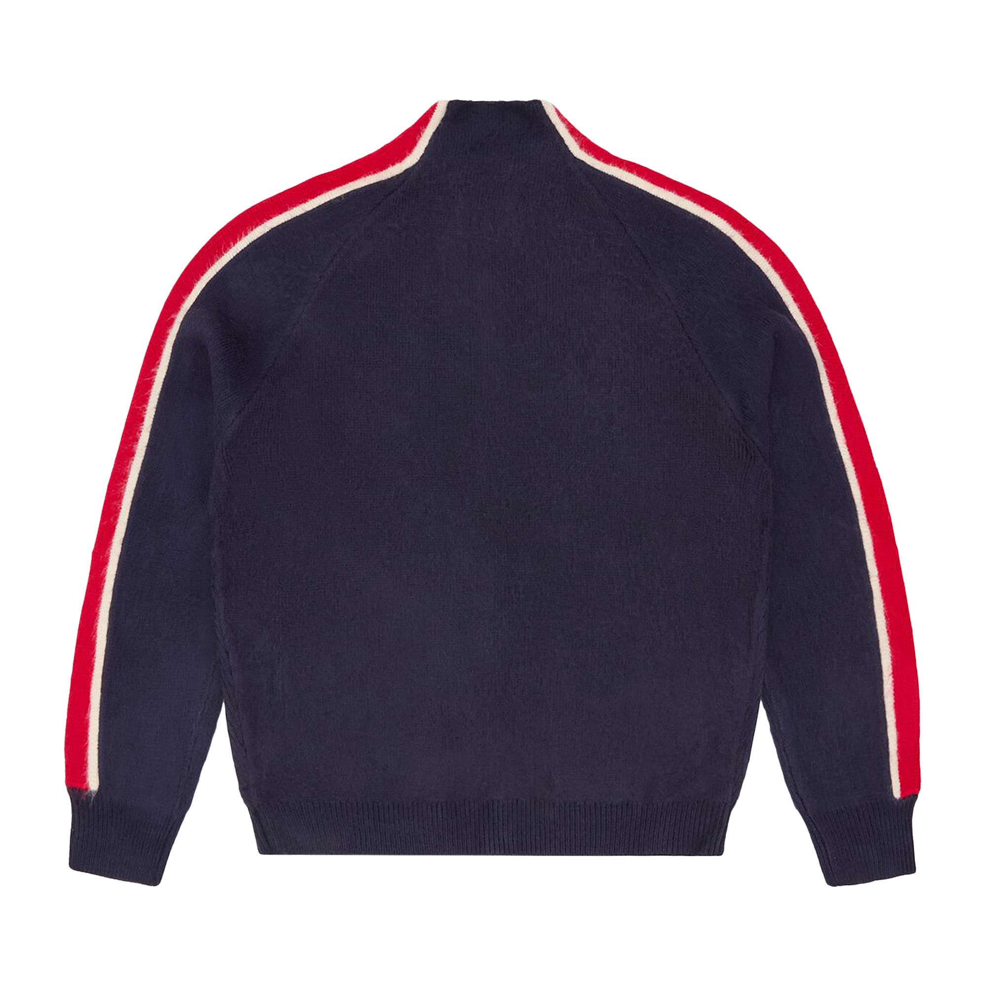 Buy Corteiz Multi Stripe Knit Zip Up 'Navy' - CRTZ0217 040 | GOAT