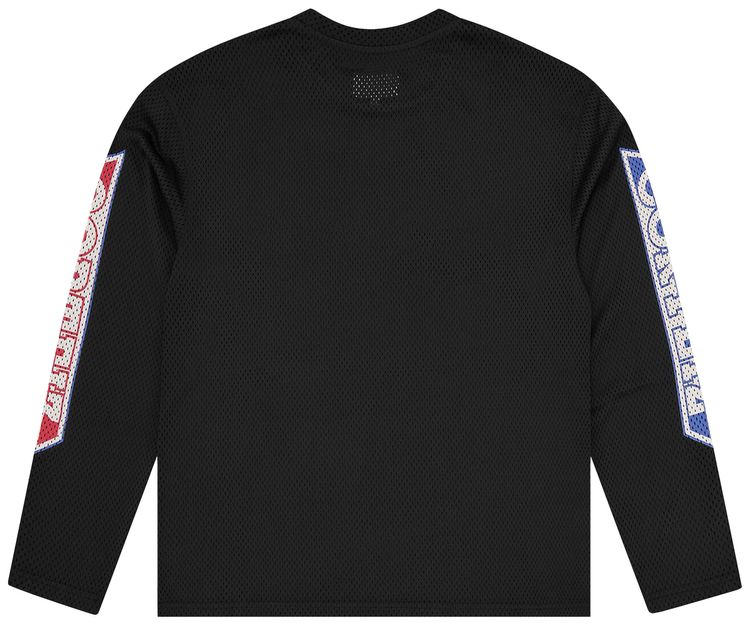 Corteiz Race Mesh Long Sleeve Jersey Black