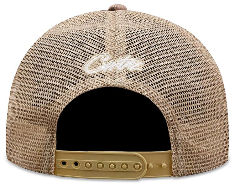 Corteiz Island Puff Print Trucker Hat Forest Camo