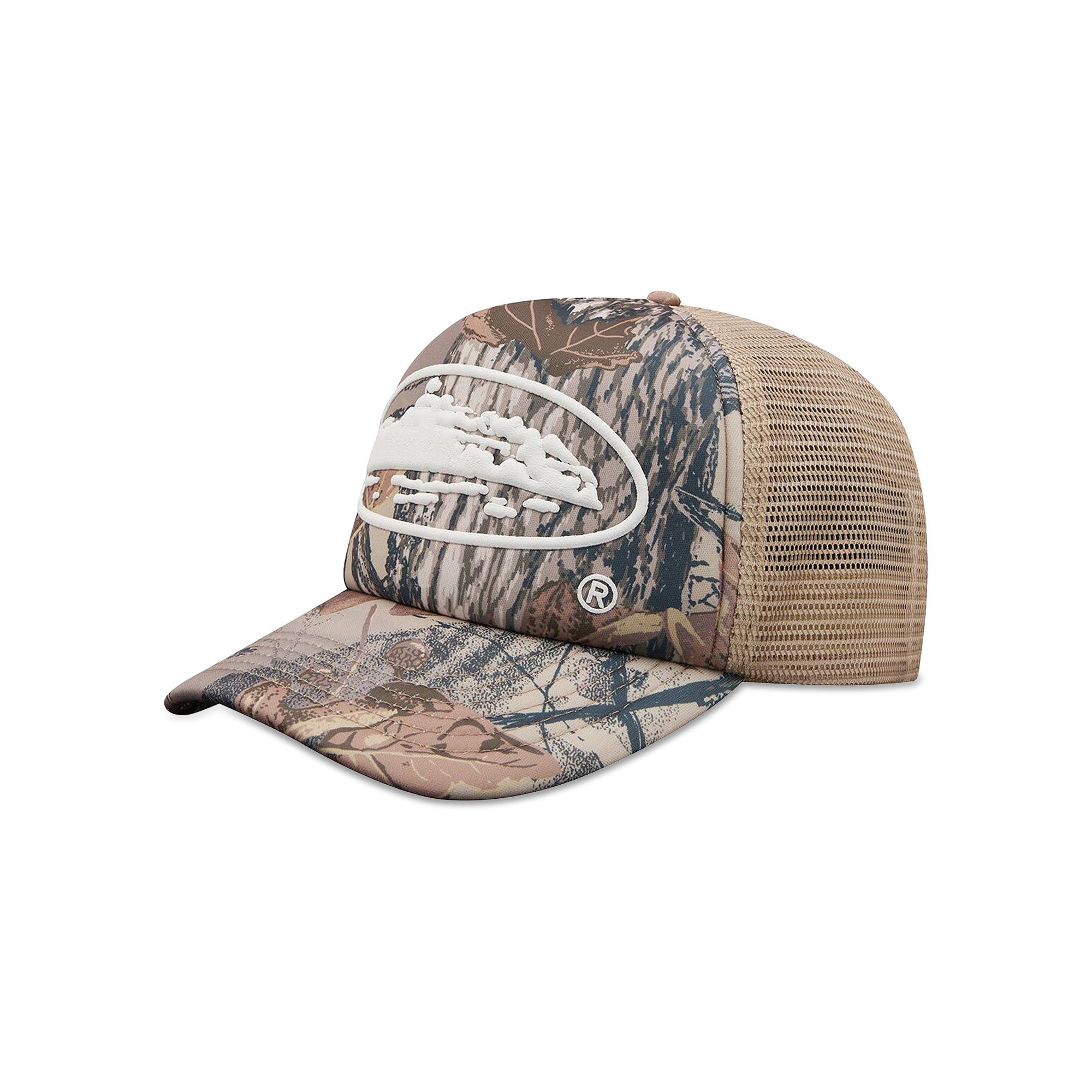 Buy Corteiz Island Puff Print Trucker Hat 'Forest Camo' - CRTZ1004