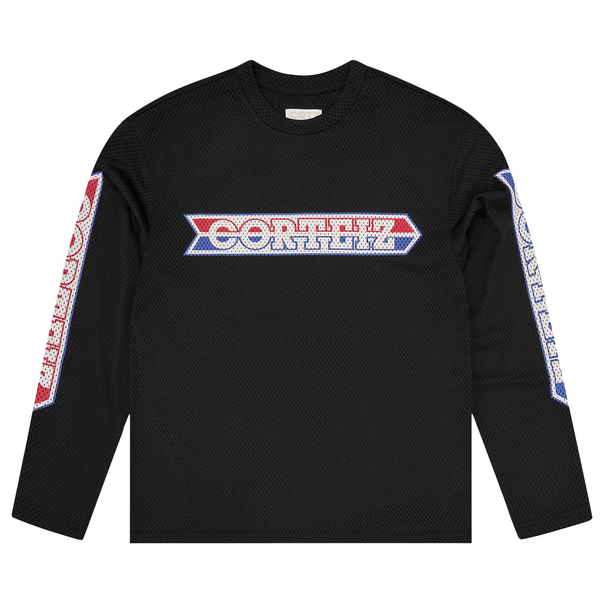 CORTEIZ ブラック トップス メッシュ M Buy Corteiz Race Mesh Long-Sleeve Jersey 'Black' - CRTZ0339 001 | GOAT
