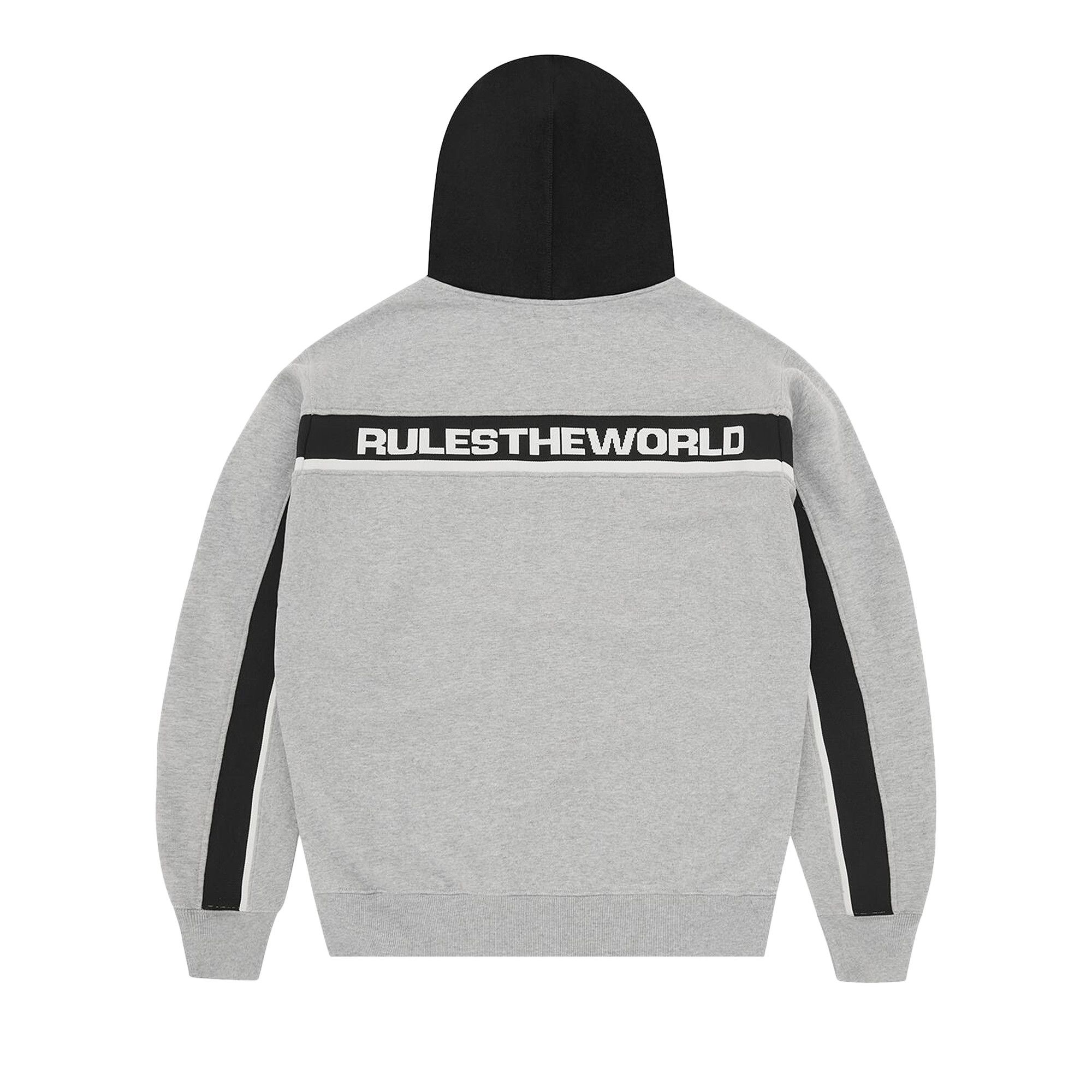 Buy Corteiz Ribbed Sporteiz Zip Hoodie 'Heather Grey' - CRTZ0545