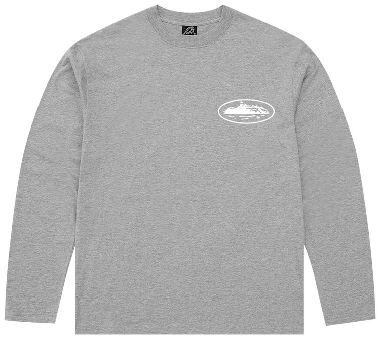 Corteiz OG Island Long Sleeve Tee Grey