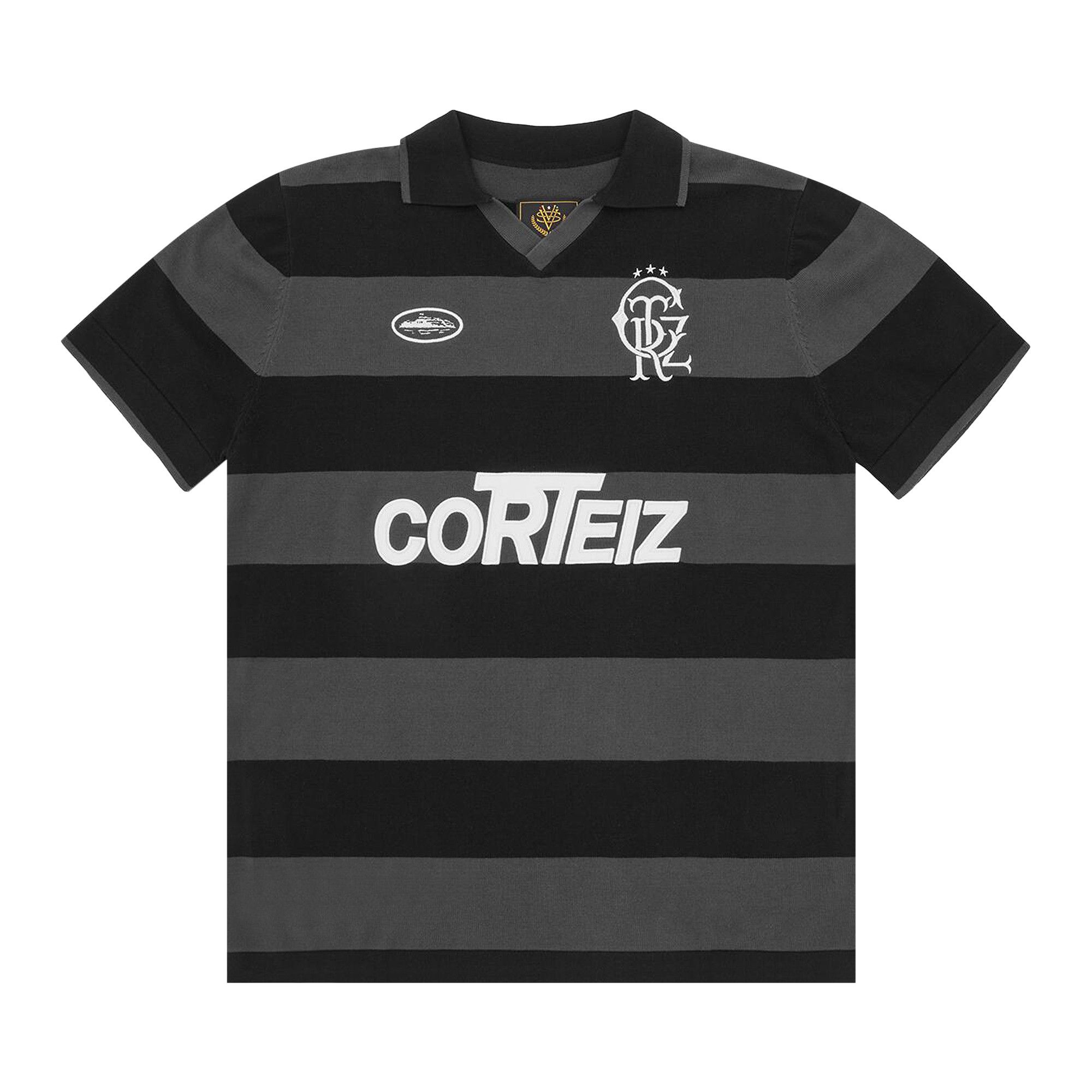 Buy Corteiz Striped Knit Jersey 'Black' - CRTZ0220 001 | GOAT