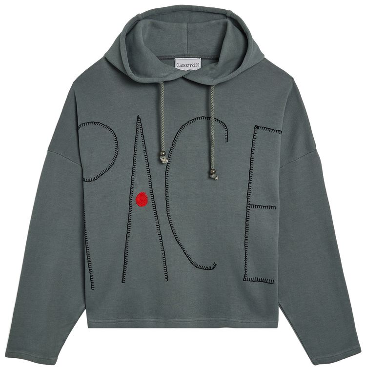 Glass Cypress Pace Hoodie Grey