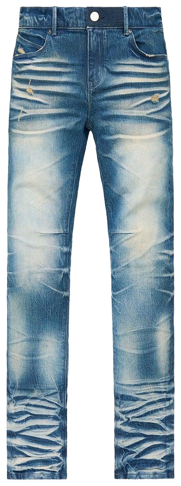RtA Clayton Stacked Jeans Medium Blue