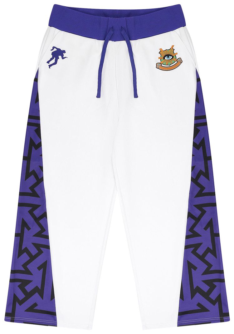 HOUSE OF ERRORS Bagitol Track Pants WhitePurple