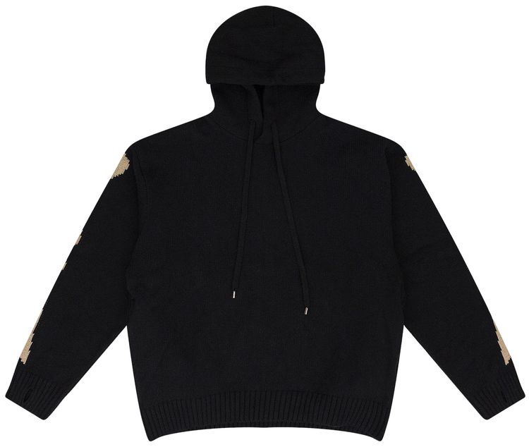 Kapital Wool Bone Hooded Sweater Black