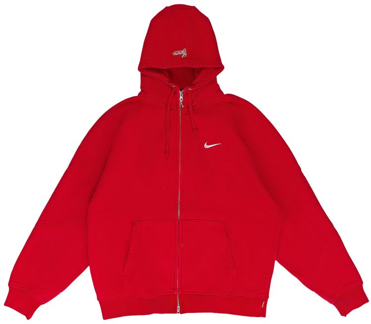 Supreme x Nike Hoodie Red