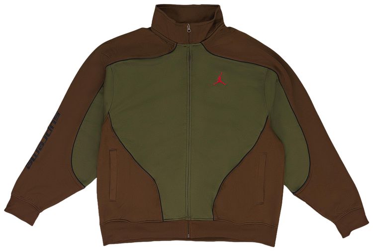 Supreme x Air Jordan Zip Up Jacket Green