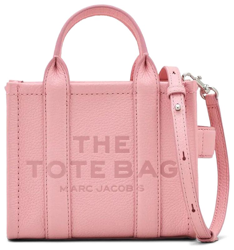 Marc Jacobs The Crossbody Leather Tote Bag Ribbon Pink