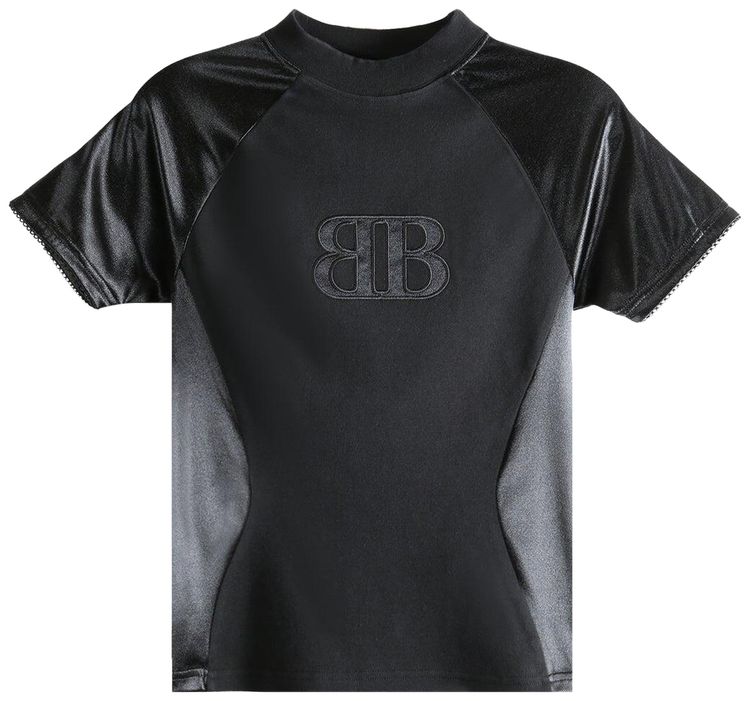 Balenciaga Fitted Top Black