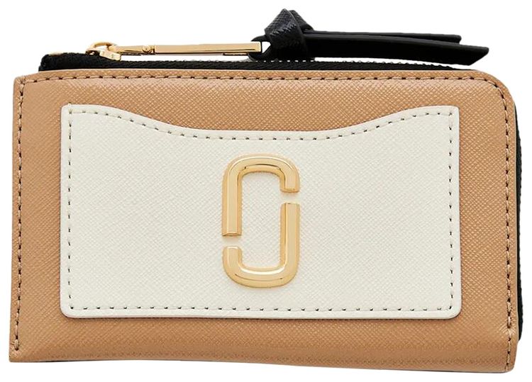 Marc Jacobs The Top Zip Multi Wallet Camel Multicolor