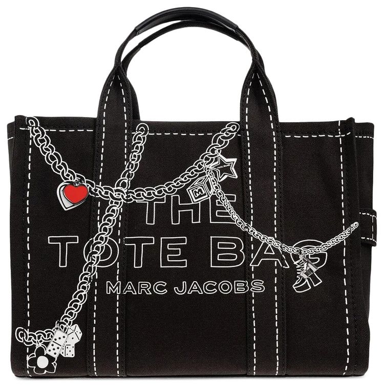 Marc Jacobs The Medium Tote Bag Black Multicolor