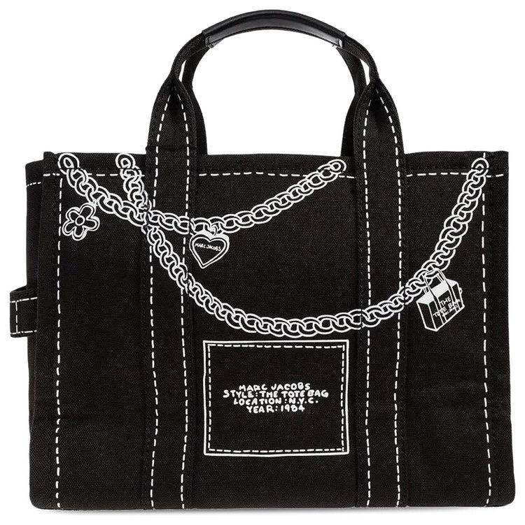 Marc Jacobs The Medium Tote Bag Black Multicolor