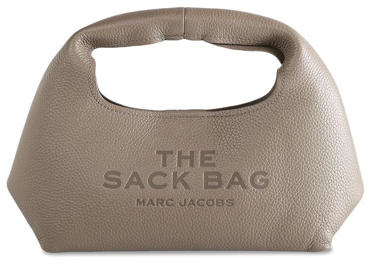 Marc Jacobs The Mini Leather Sack Bag Cement