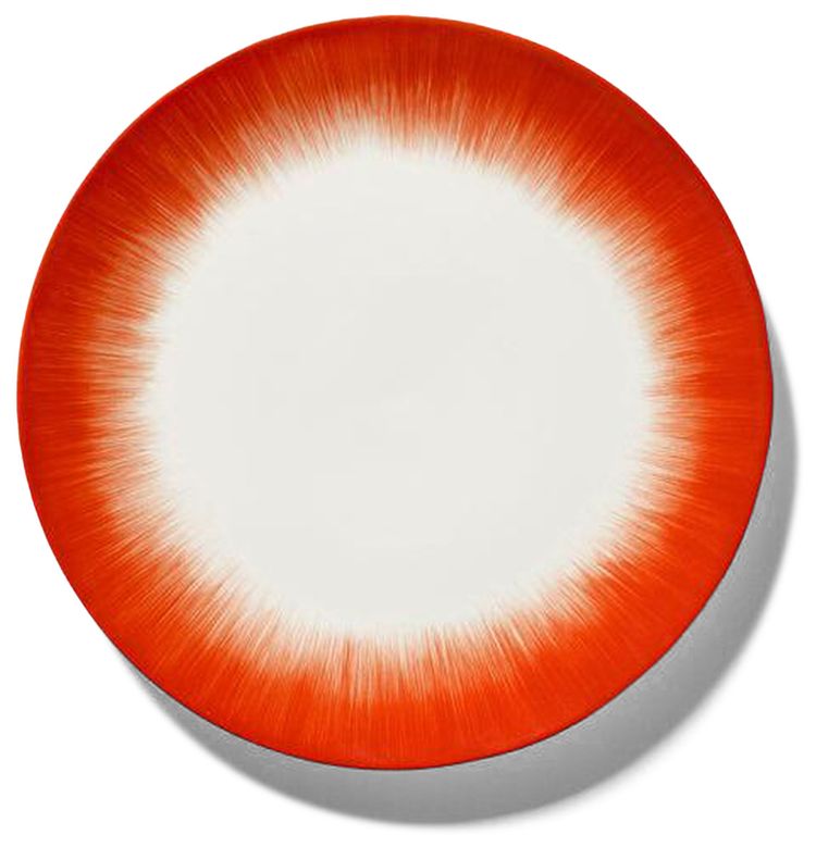 Ann Demeulemeester X Serax Plate WhiteRed
