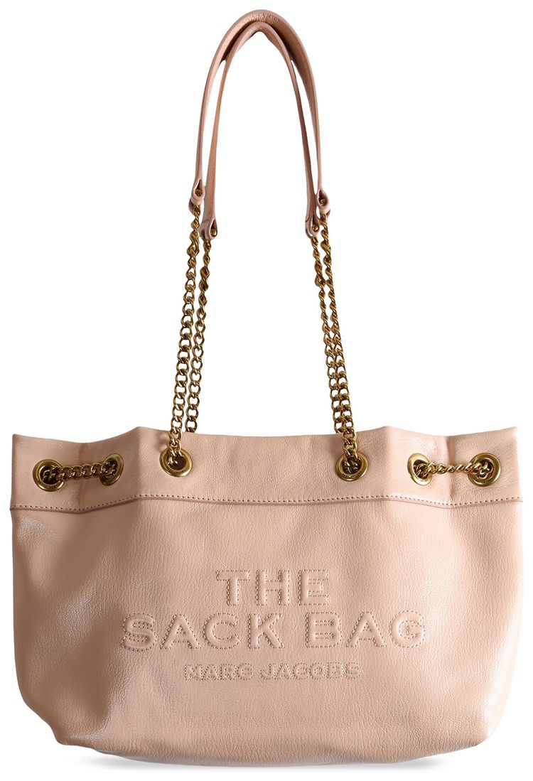 Marc Jacobs The Leather Chain Sack Bag Rose