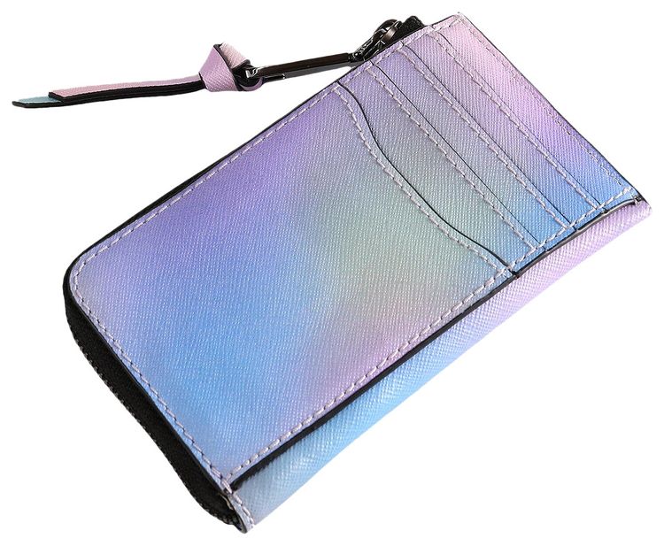 Marc Jacobs The Top Zip Multi Wallet Blue Multicolor