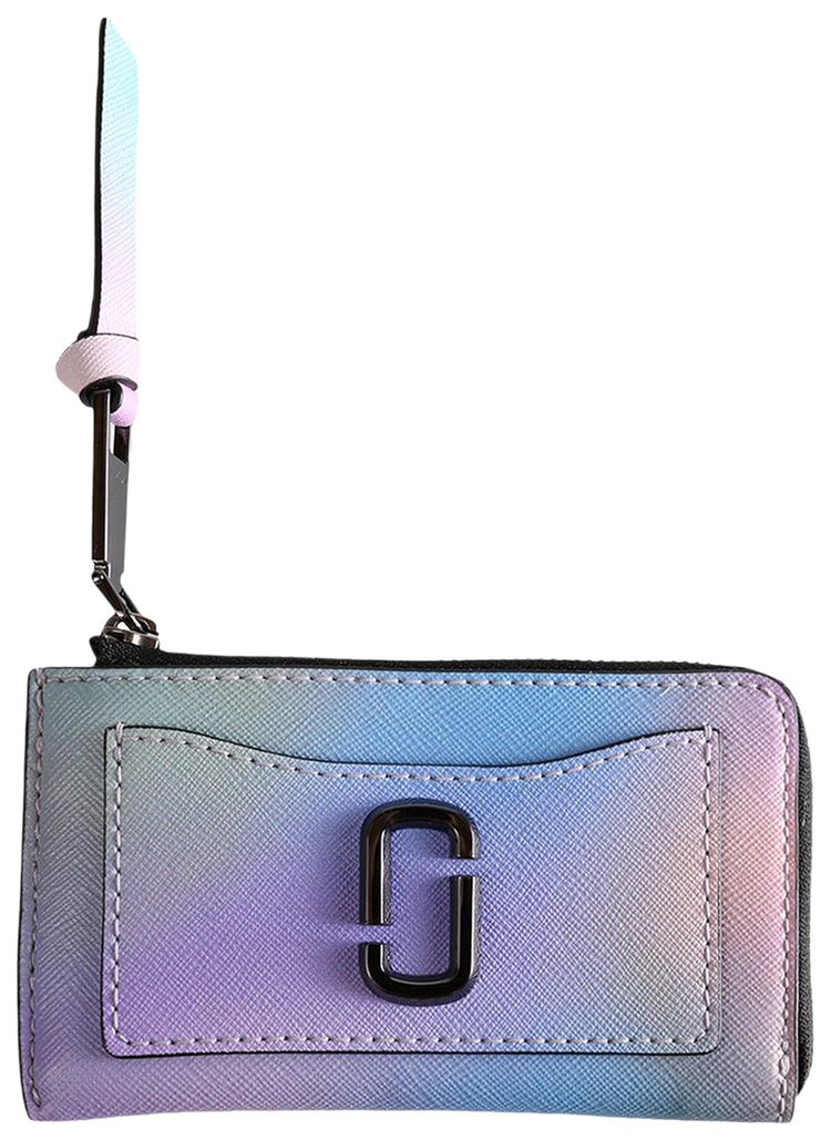 Marc Jacobs The Top Zip Multi Wallet Blue Multicolor