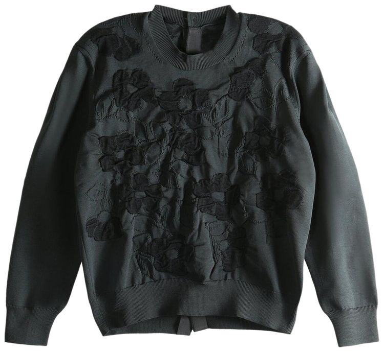 Tao Comme des Garcons Floral Embroidered Sweater Sweaters
