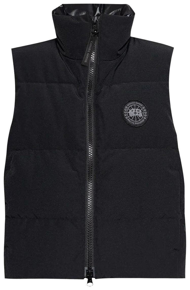 Canada Goose Label Grandview Cropped Vest Black
