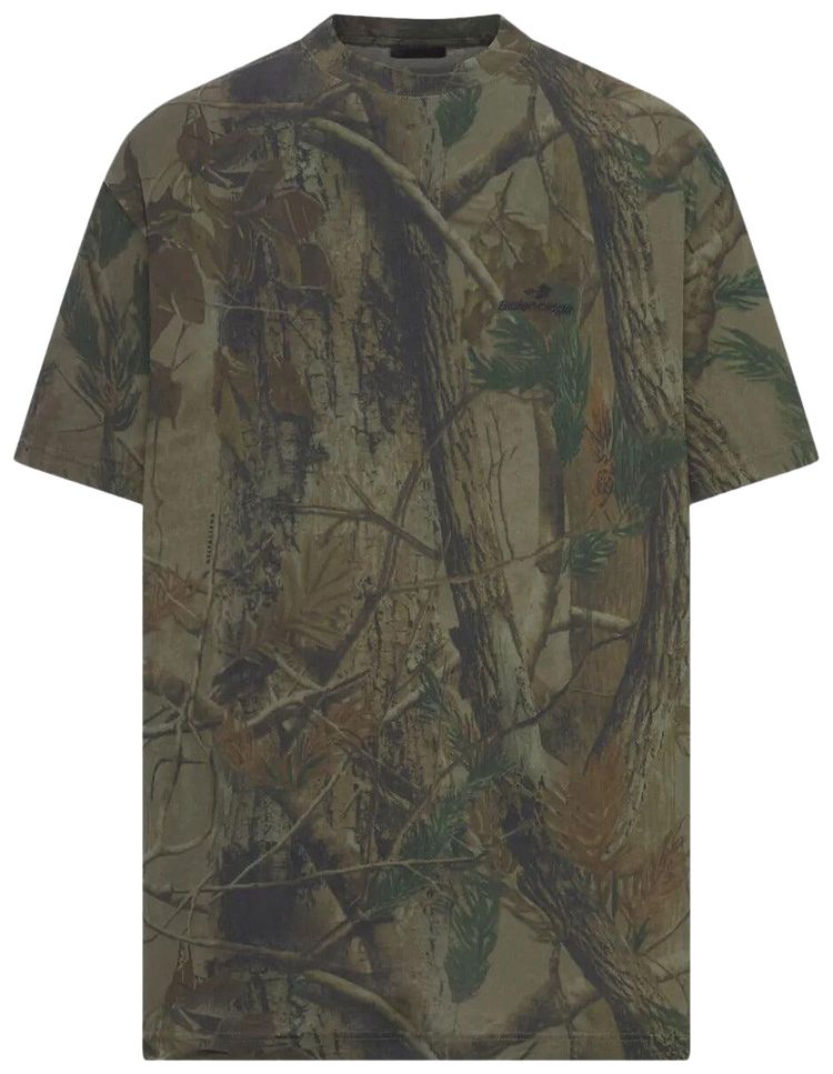 Balenciaga Twisted T Shirt Forest Green