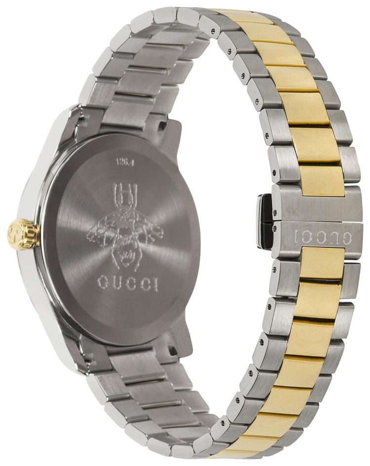 Gucci G Timeless Bracelet Watch Two Tone