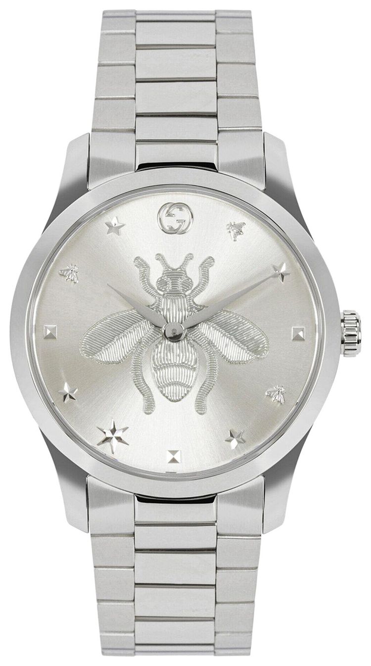 Gucci G Timeless Bracelet Watch Stainless Steel