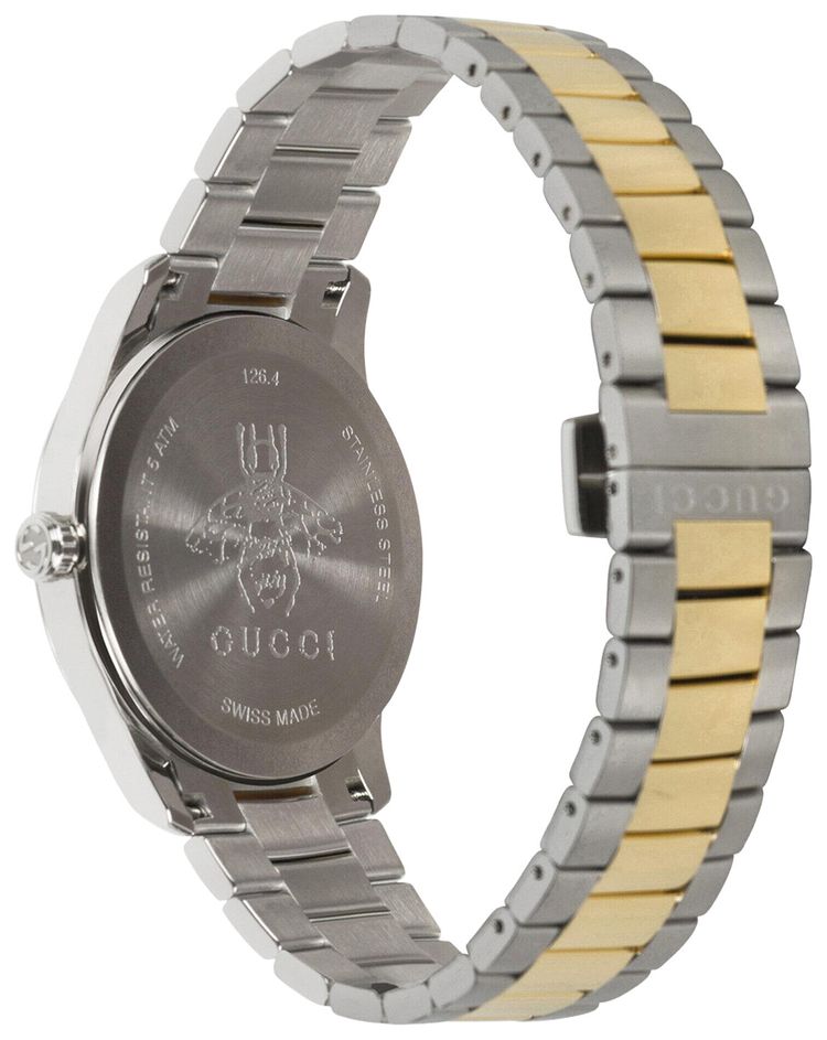 Gucci G Timeless Bracelet Watch Two Tone