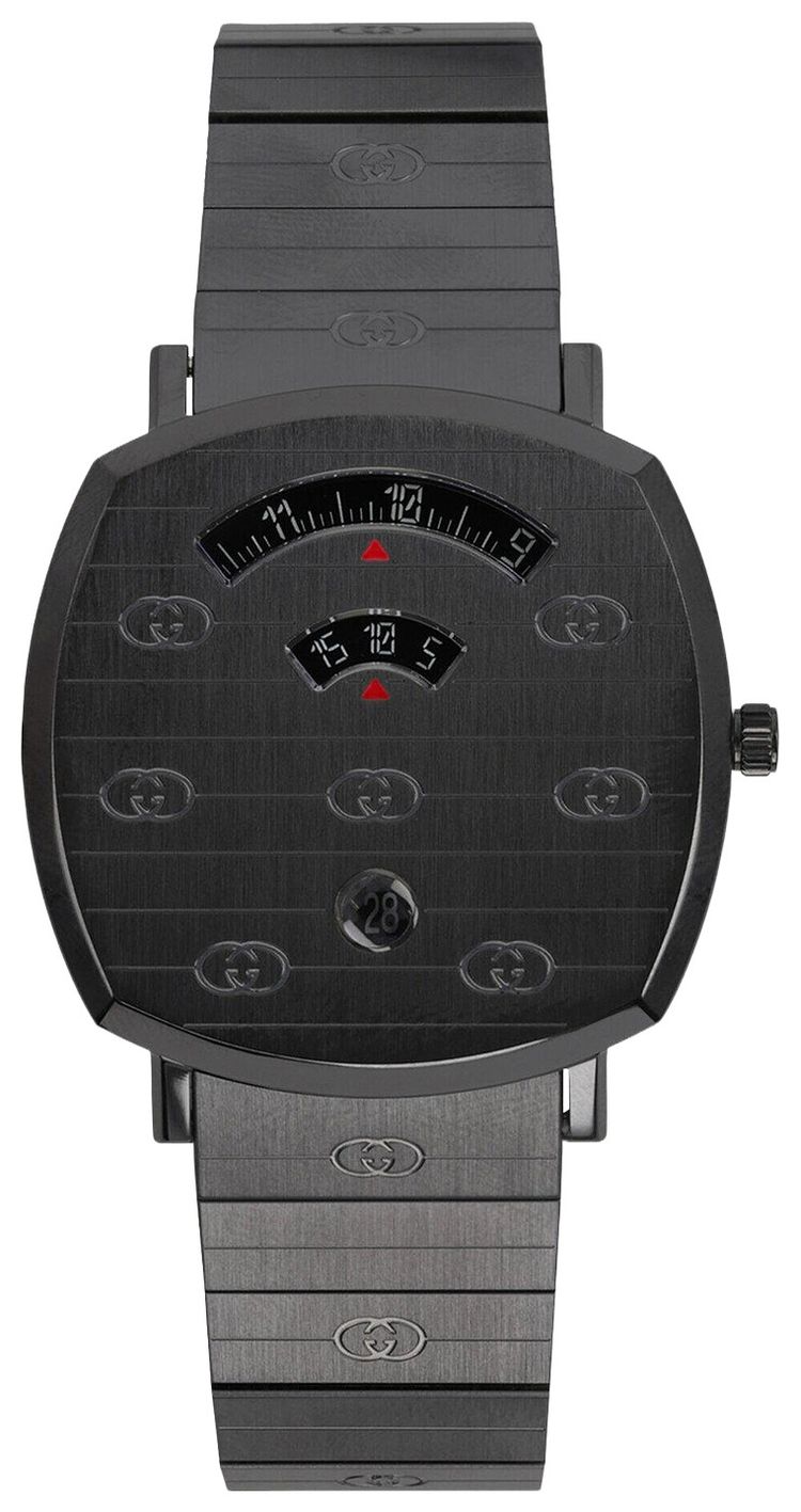 Gucci Grip Bracelet Watch Black