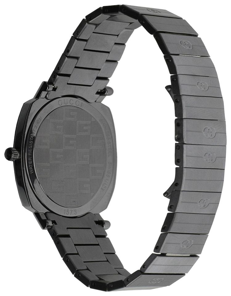 Gucci Grip Bracelet Watch Black
