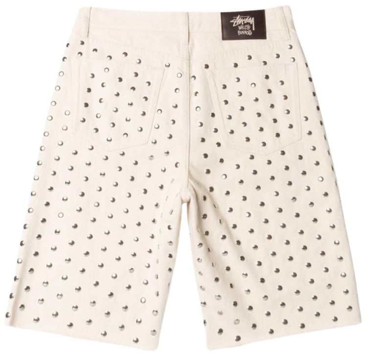 Stussy x Wales Bonner Studded Short Ivory