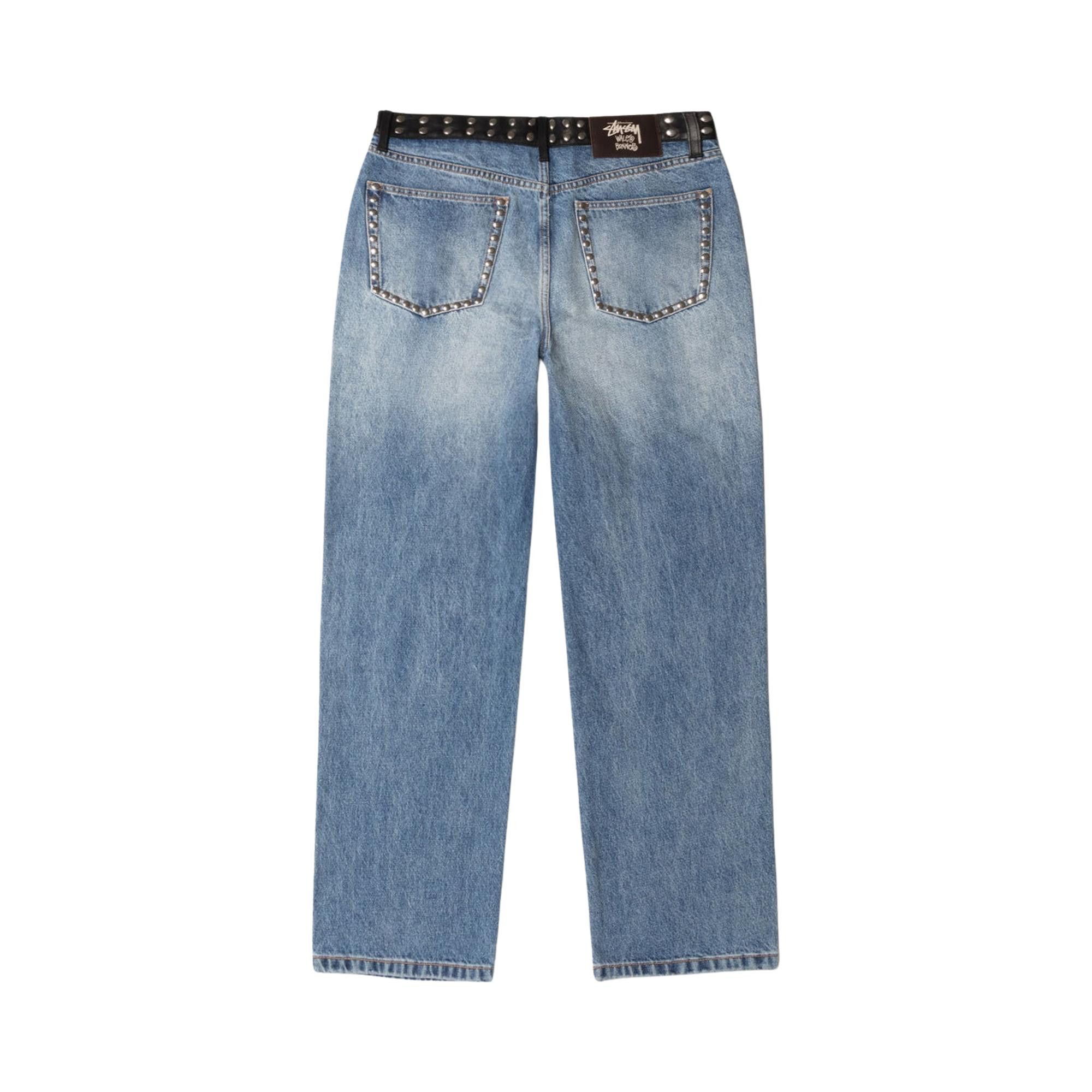 パンツ Stussy x Wales Bonner Studded Jean 36 Buy Stussy x Wales Bonner Studded Jean 'Washed Blue' - 316092 WASH