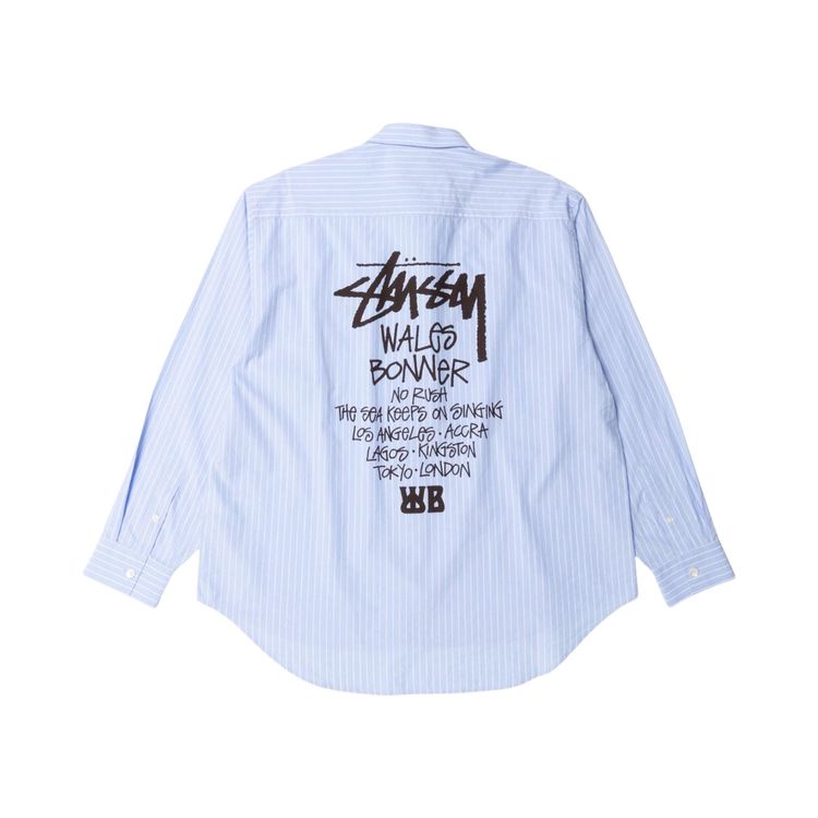 Stussy x Wales Bonner Poplin Shirt Stripe