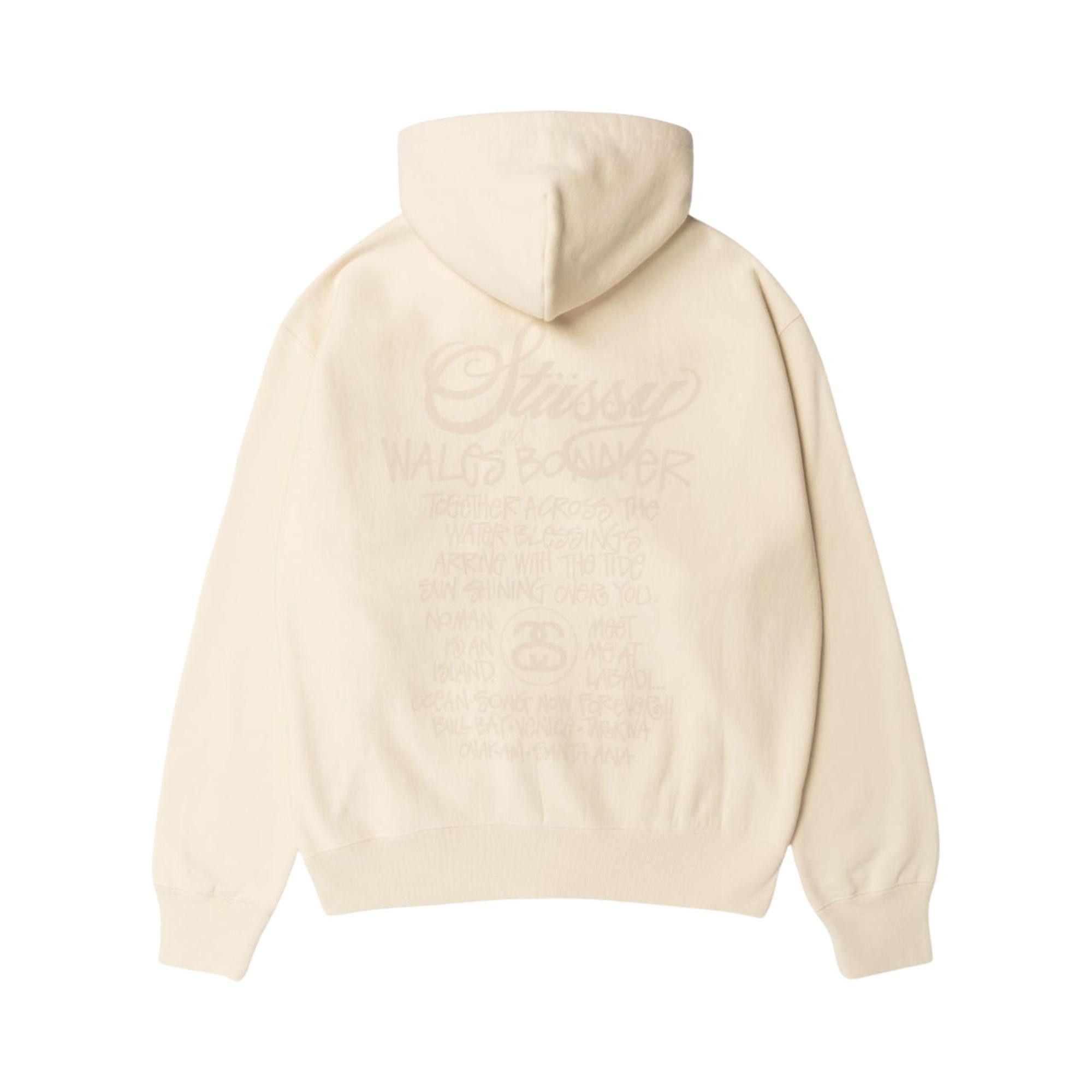 Buy Stussy x Wales Bonner Fleece Zip Hoodie 'Ivory' - 318052 IVOR