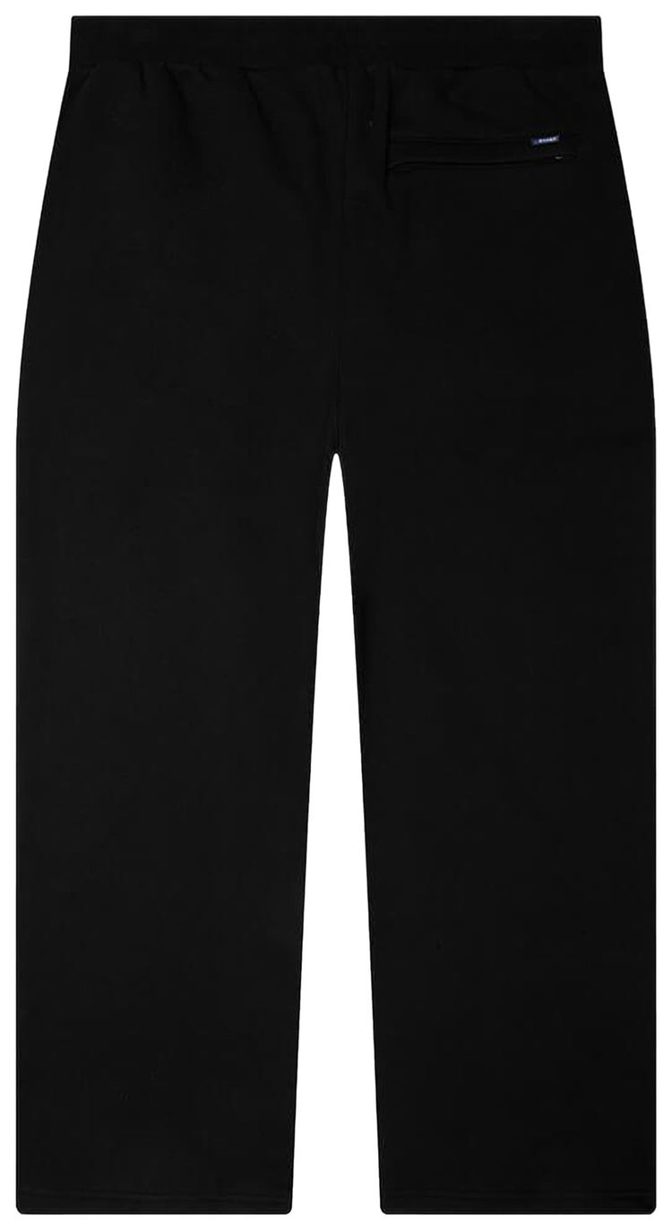 Awake NY New York Arch Open Hem Sweatpants Black