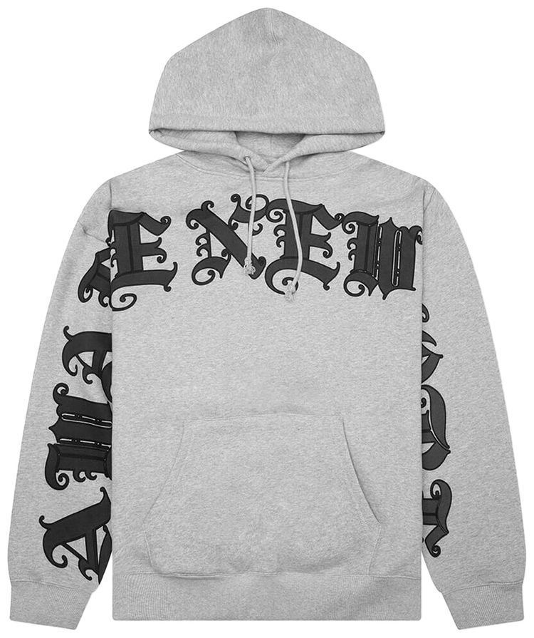 Awake NY Old English Hoodie Heather Grey