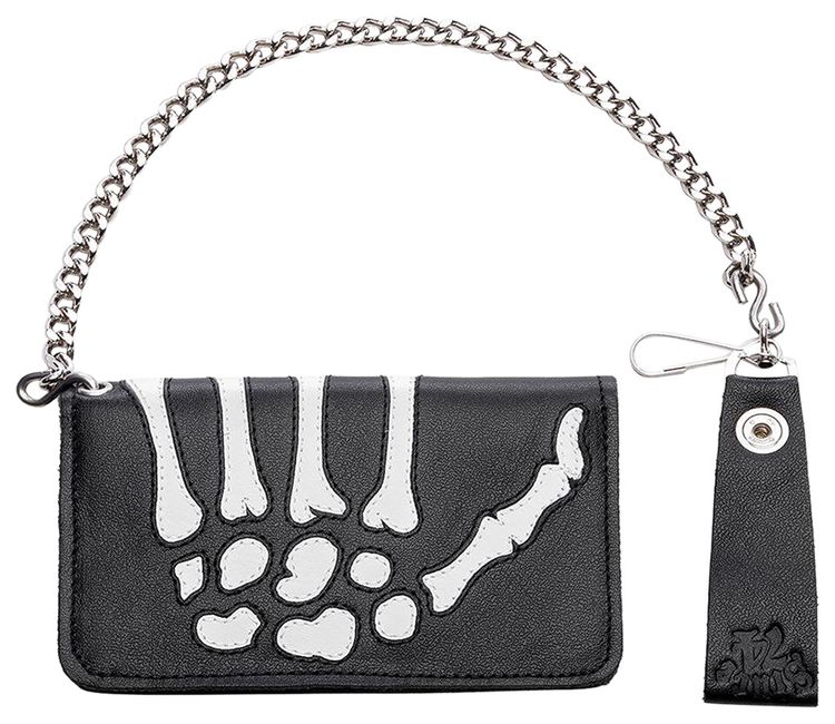 Awake NY Vanson Bones Chain Wallet Black