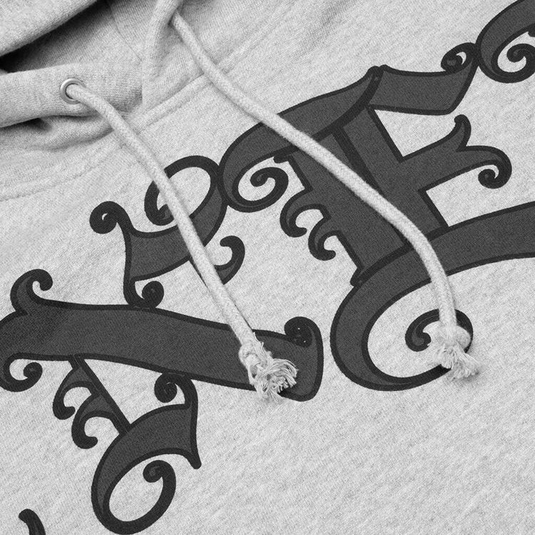 Awake NY Old English Hoodie Heather Grey
