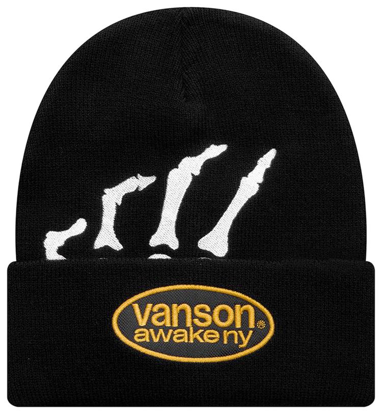 Awake NY Vanson Bones Beanie Black
