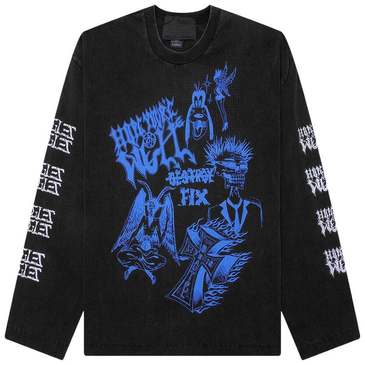 Jungles Hope Youre Well Too Long Sleeve Tee Black