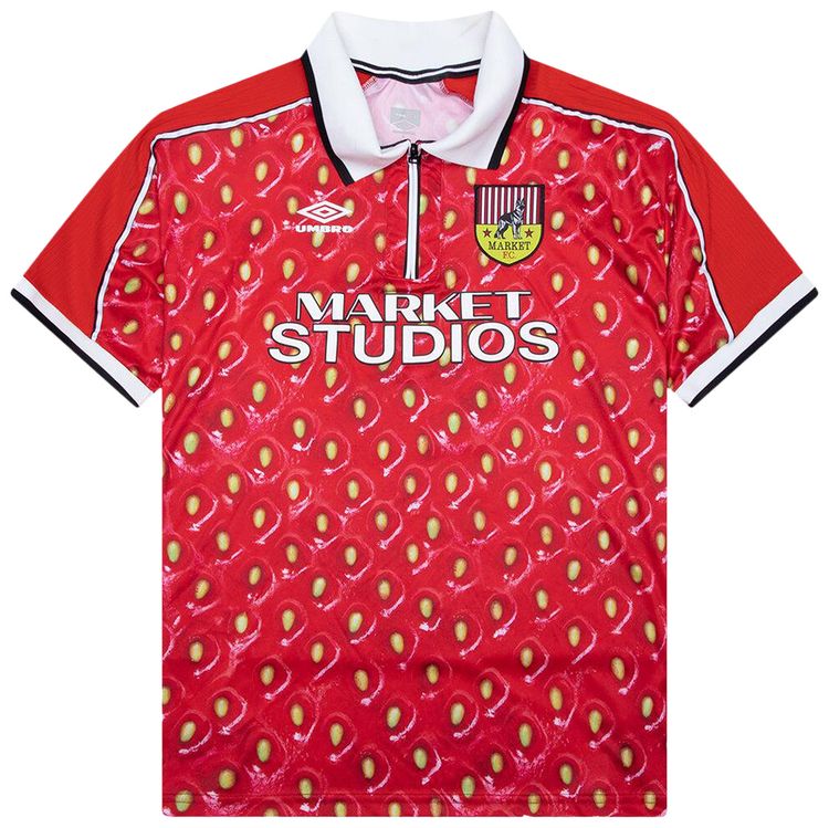 Market x Umbro Strawberry Jersey Vermillion