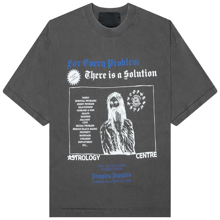 Jungles For Every Problem Short Sleeve Tee Vintage Blue