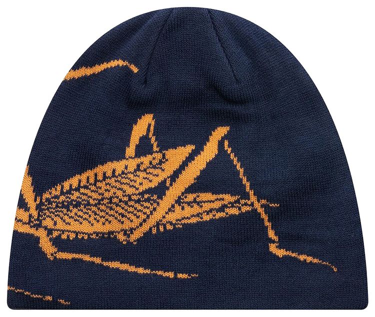 Jungles Praying Mantis Beanie Navy Blue