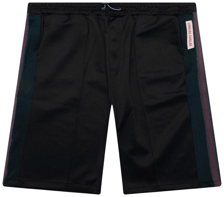 Jungles Weave Panel Shorts BlackGreen